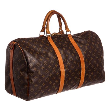 louis vuitton keepall 50 bandouliere fake|louis vuitton duffle bag 50.